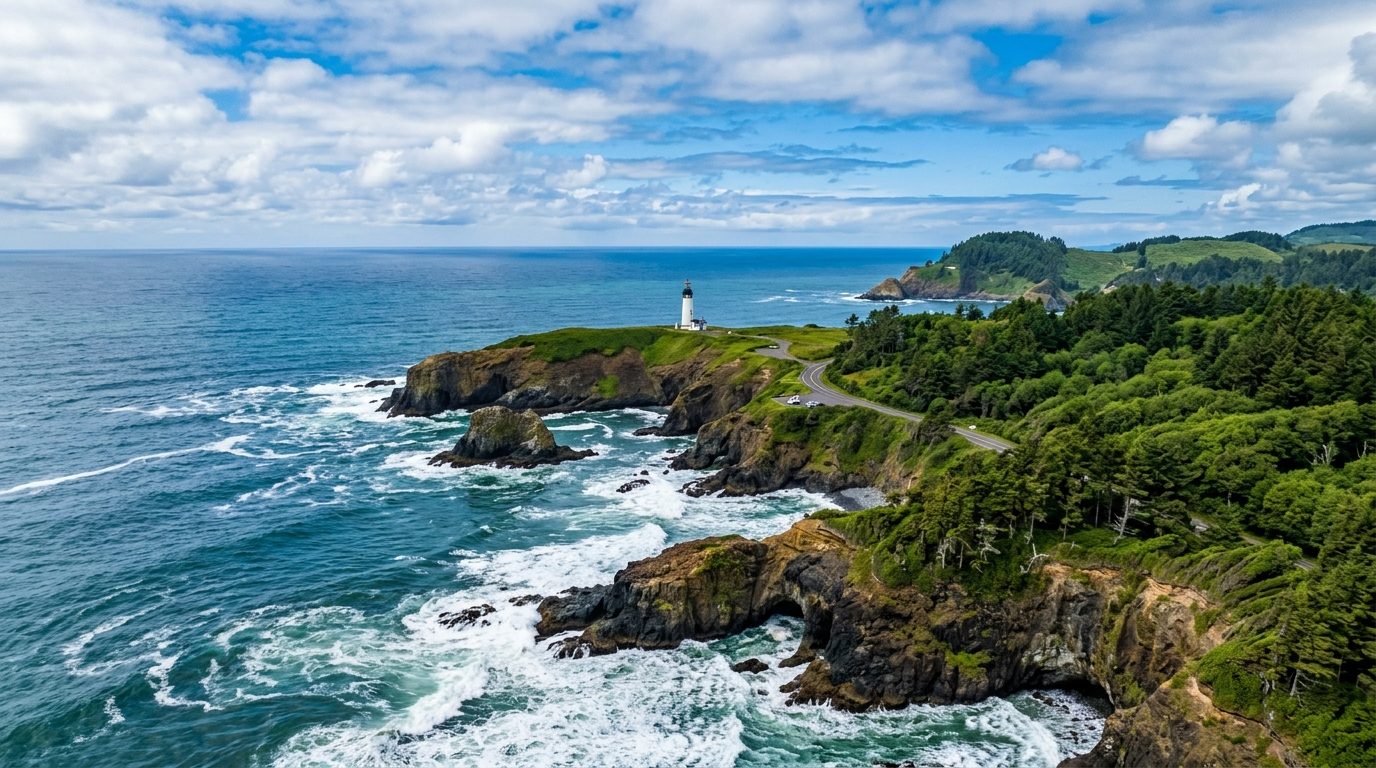 Depoe Bay, Oregon coastline